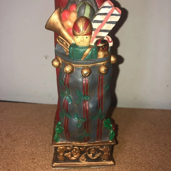 Old World  Santa Pencil Resin Christmas Lightweight 16x2.5” - Picture 4 of 7